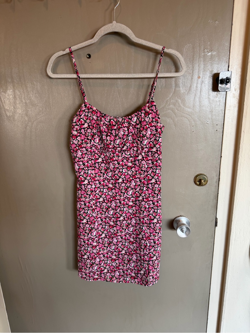 Vici Pink Floral Mini Dress